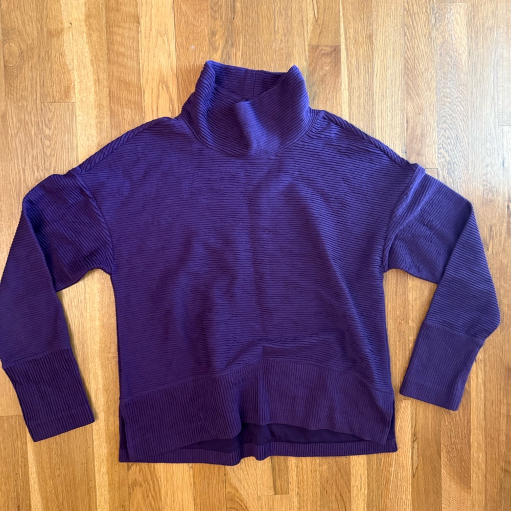 CALIA by Carrie Underwood Ribbed Mockneck Sweatshirt